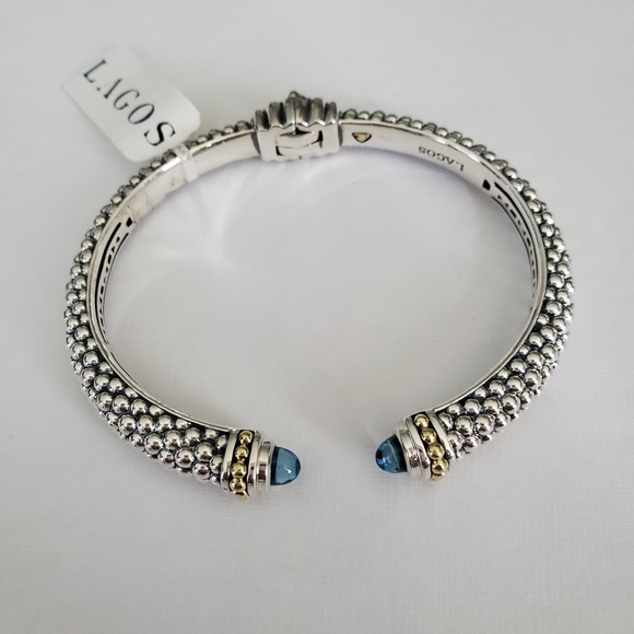 LAGOS Jewelry - NWT LAGOS Blue Topaz Cuff Bracelet